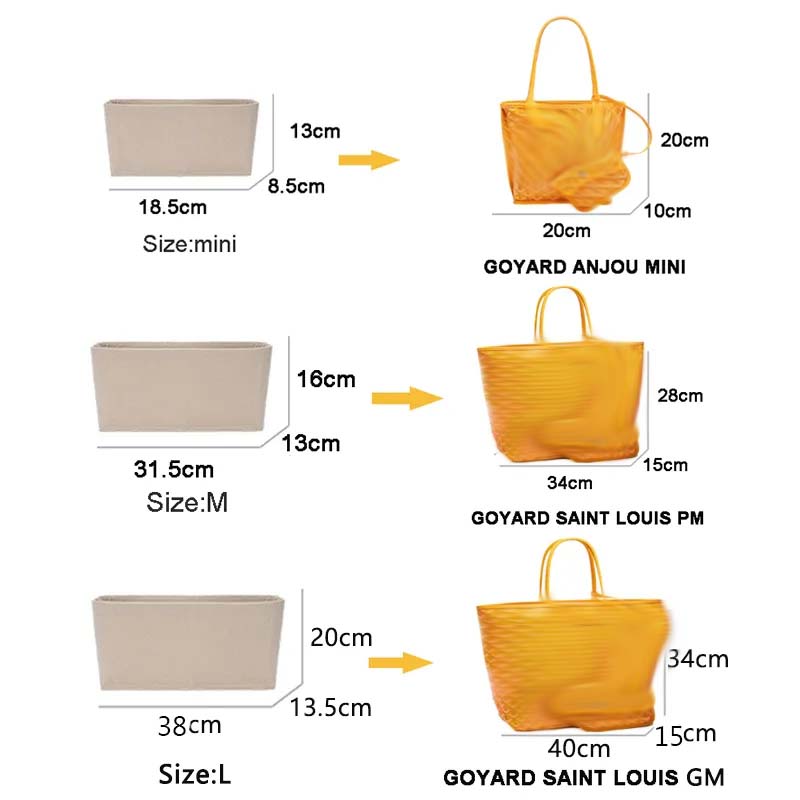 Felt Insert Bag Cosmetic Organ - огляд і ціна Luxury Skincare Women